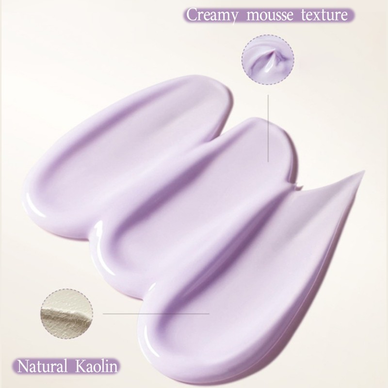 Brightening Oil Control Facial Treatment with Eggplant Extract and Fruit Acid for Smooth Skin Eggplant Fruit Acid Clay Mask