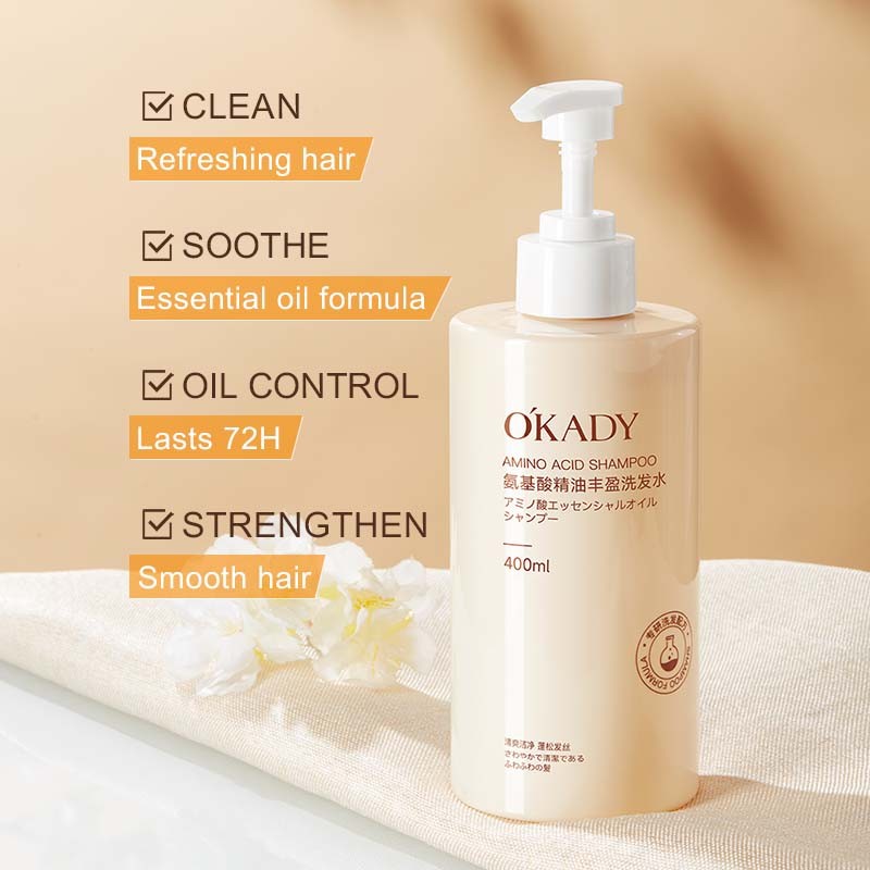 400ml Personal Care Hair-Repairing Amino Acid Anti-Dandruff Moisturizing Oil-control Color Protecting Shampoo