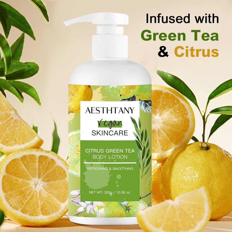 Body Care Sun Protection Moisturizer Nourishing Exfoliator Green Tea Body Lotion