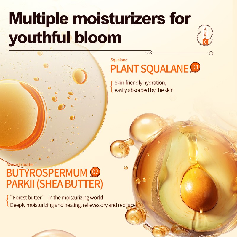 Enhances Radiance Reduces Dullness Nourishes Skin Brightening Hydrating Revitalizing Five-Type Vitamin C Skincare Set Six Pieces