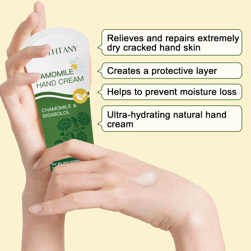 Hand Care Natural Fruit Plant Brightening Skin Deep Anti-Chapping Moisturizing Hydrating Chamomile Hand Cream