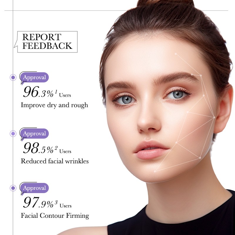 Vegan Natural Skincare Anti Aging Collagen Peptide Face Wash Serum Cream Eye Cream Day and Night Skin Care Set Private Label