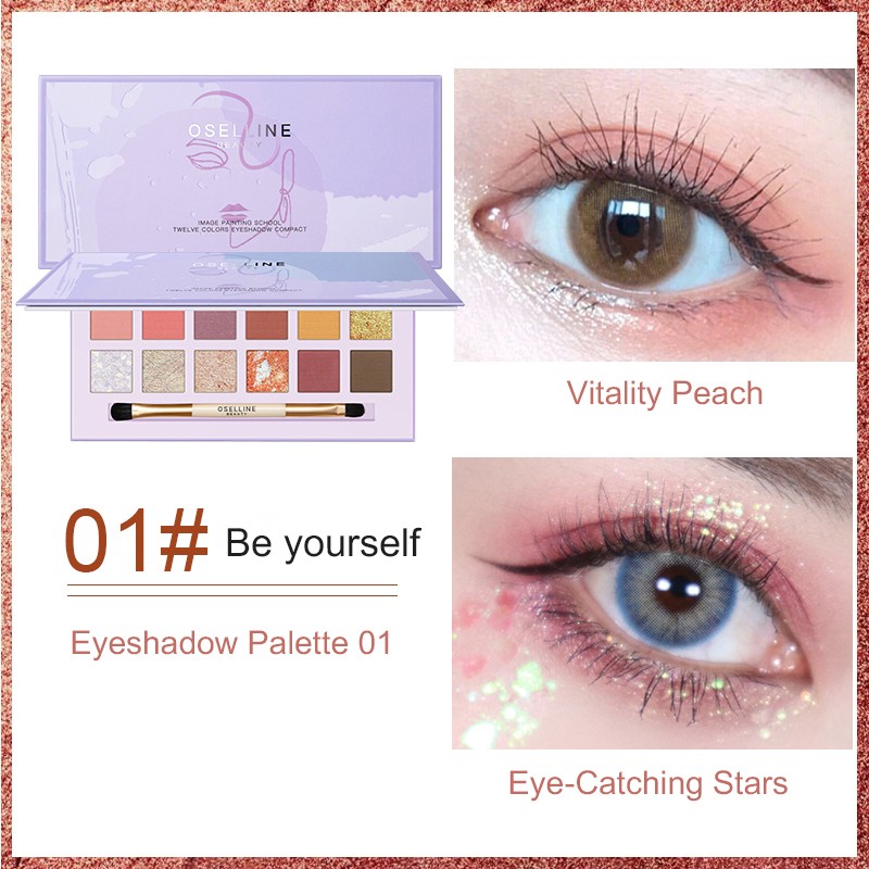 Wholesale Makeup Vendors Custom Private Label Design Cruelty Free Waterproof Eyeshadow Palette