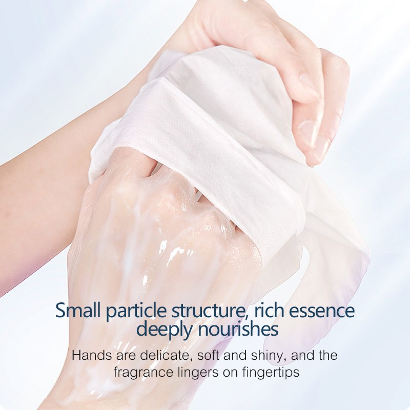 Hydrates Repairs Reduces Fine Lines Improves Skin Softness Soothing Nourishing Anti-Wrinkle Intensive Care Hand Mask