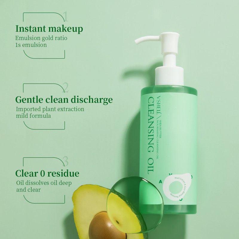 Factory OEM ODM Private Label Shea Butter Oil Dry Skin Moisturizing Nourishing Cleansing Oil