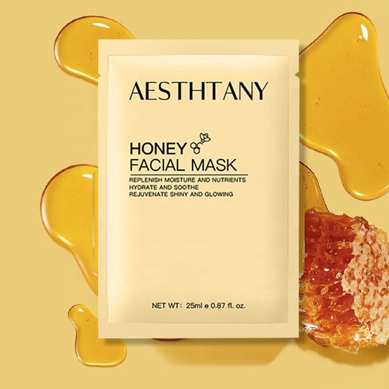 Beauty Mask Custom Cosmetic Facial Mask Honey Skincare Moisturizing Facial Sheet Mask