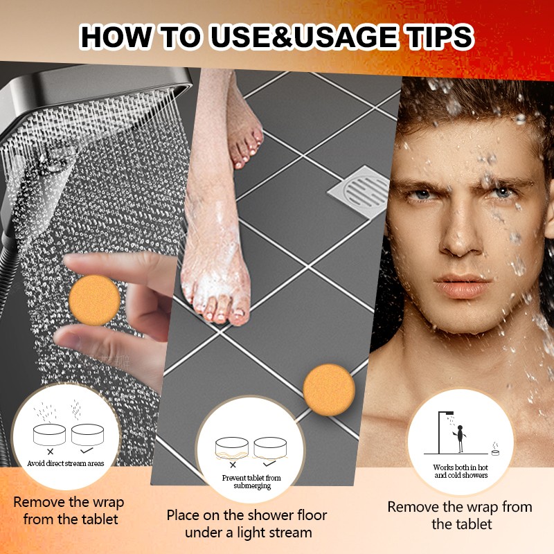 Shower Steamers for Men 6 Pack Valentines Day Gifts for Him Shower Bombs Aromatherapy with Essential Oil