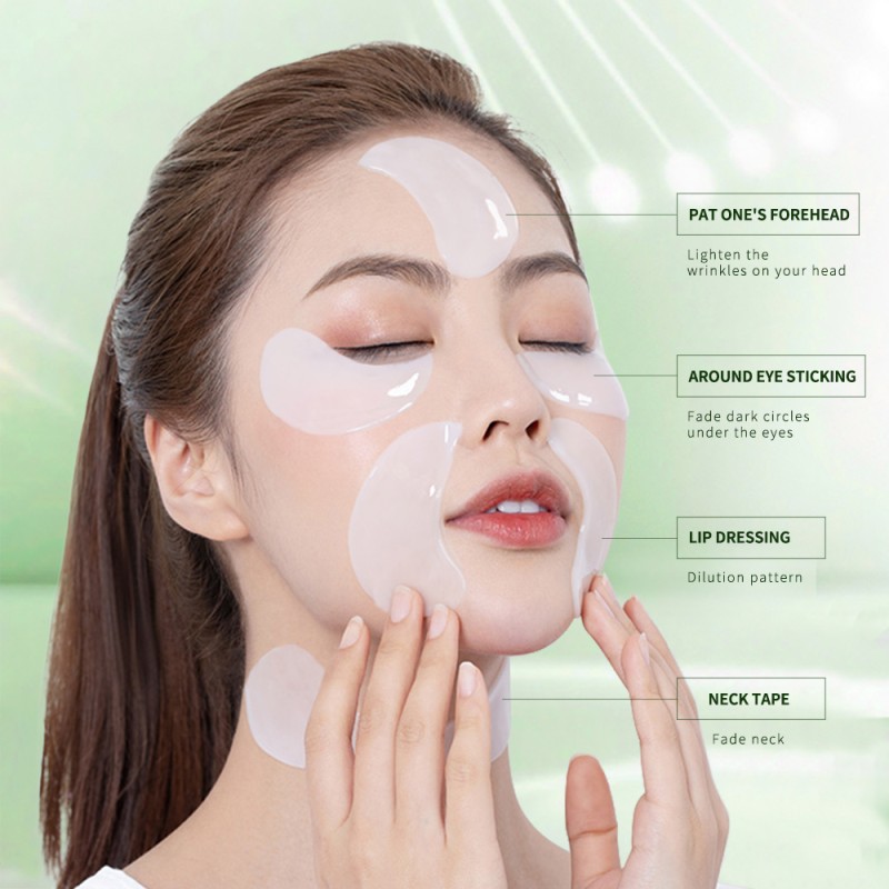 30 Pairs Eye Patches Vegan Collagen Hydro-Gel Pads for Fine Lines Wrinkles Puffy Eye Bags Goat Milk Eye Mask Sheet Beauty Care