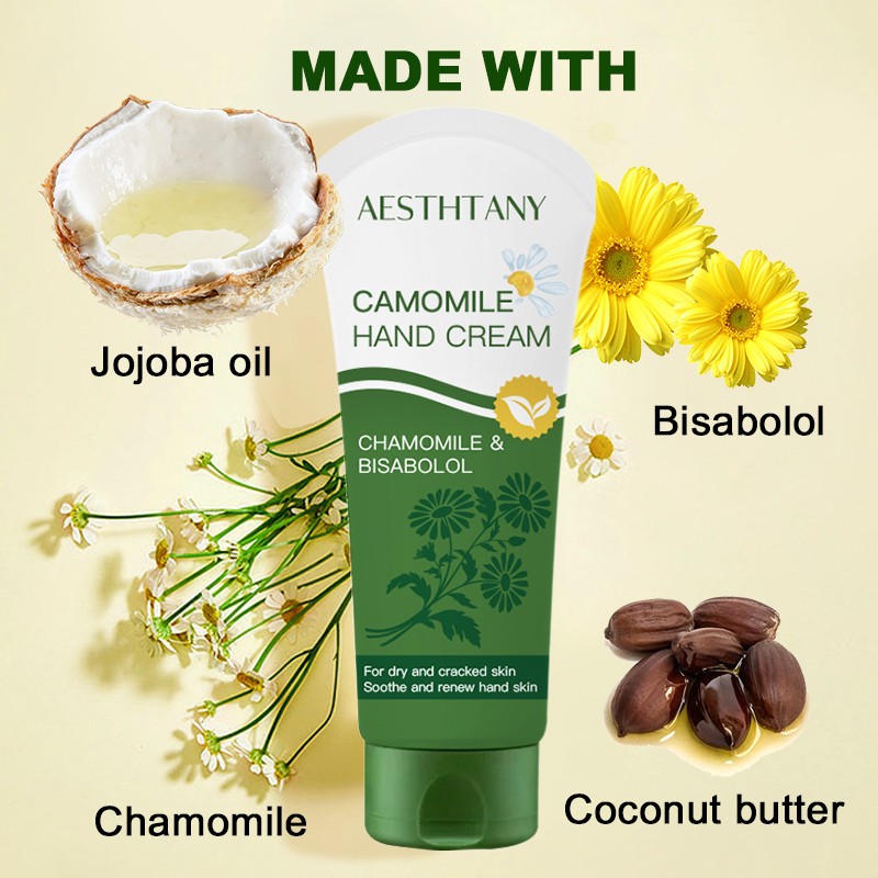 Hand Care Natural Fruit Plant Brightening Skin Deep Anti-Chapping Moisturizing Hydrating Chamomile Hand Cream