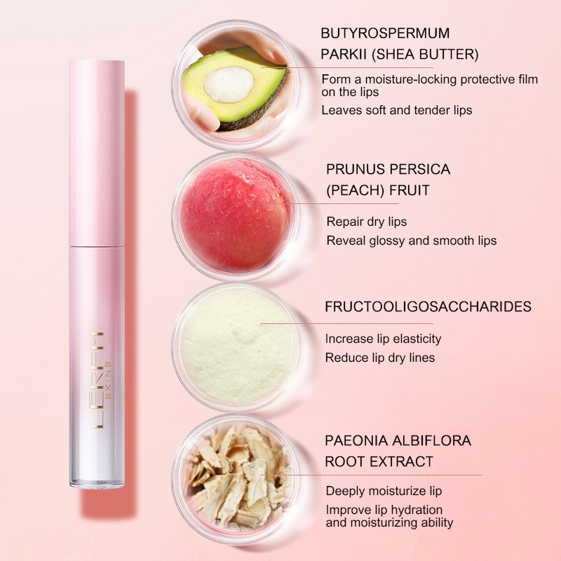 High Quality Oem Private Label Custom Logo Natural Vegan Soft Moisturizing Glossy Treatment Lip Balm