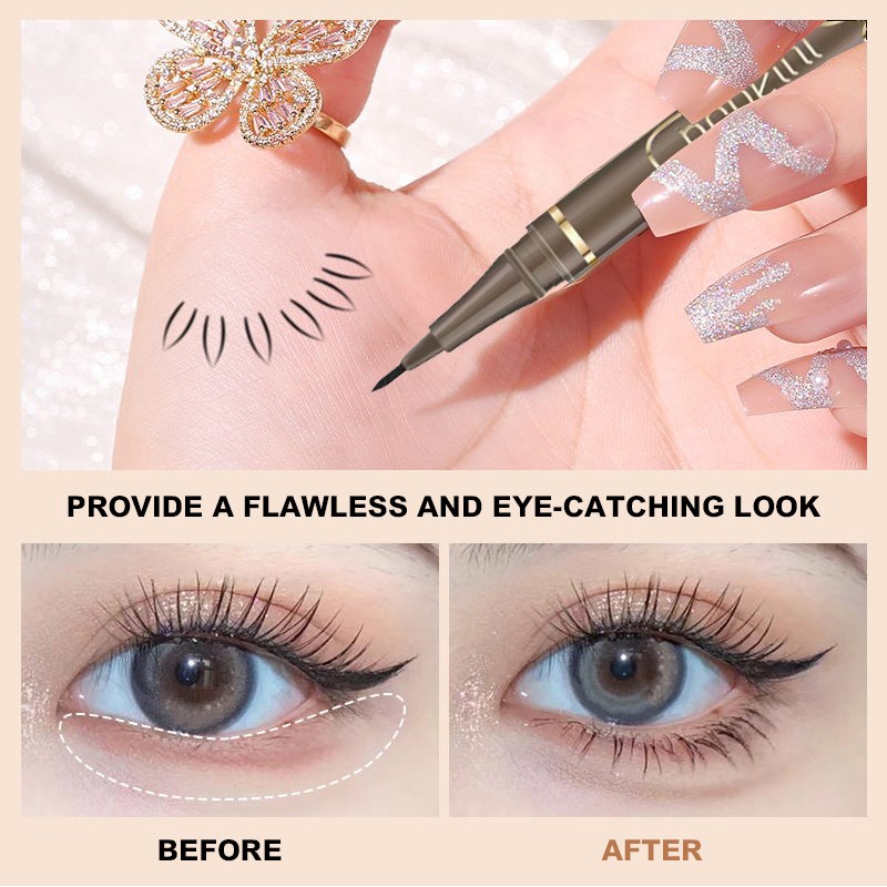 Customized High Quality Best Makeup Liquid Pen No-Skip Eyeliner Pitch Black Eye Liner Waterproof Liquid Eyeliner