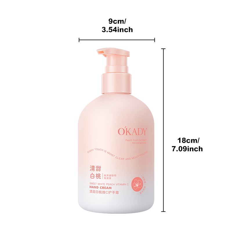 Moisturizes Softens Nourishes Skin Enhances Smoothness and Radiance Sweet Peach Vitamin C Hand Cream