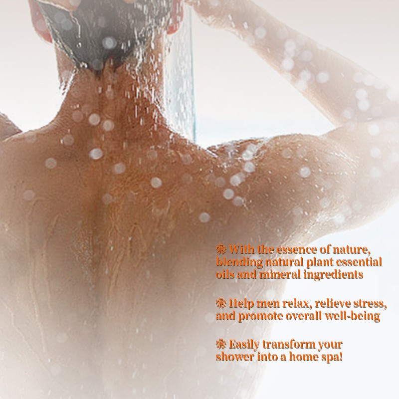 Shower Steamers for Men 6 Pack Valentines Day Gifts for Him Shower Bombs Aromatherapy with Essential Oil