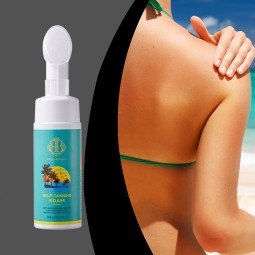 OEM ODM Private Label Organic Natural Whitening Vitamin C Skincare Moisturizing Hyaluronic Acid Self-Tanning Foam