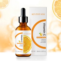 OEM Skin Care Whitening Hydrating Brightening Organic Vitamin C Face Serum