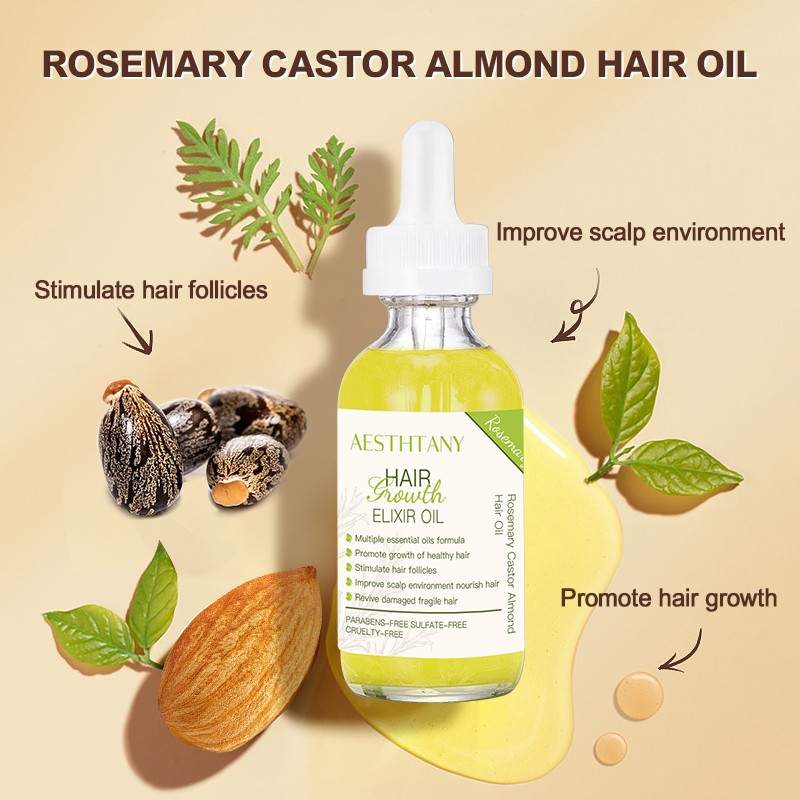 100% Natural Private Label Formula Wholesale Nourishing Scalp Elixirs Hair Care Loss Treatment Hair Growth Oil Serum