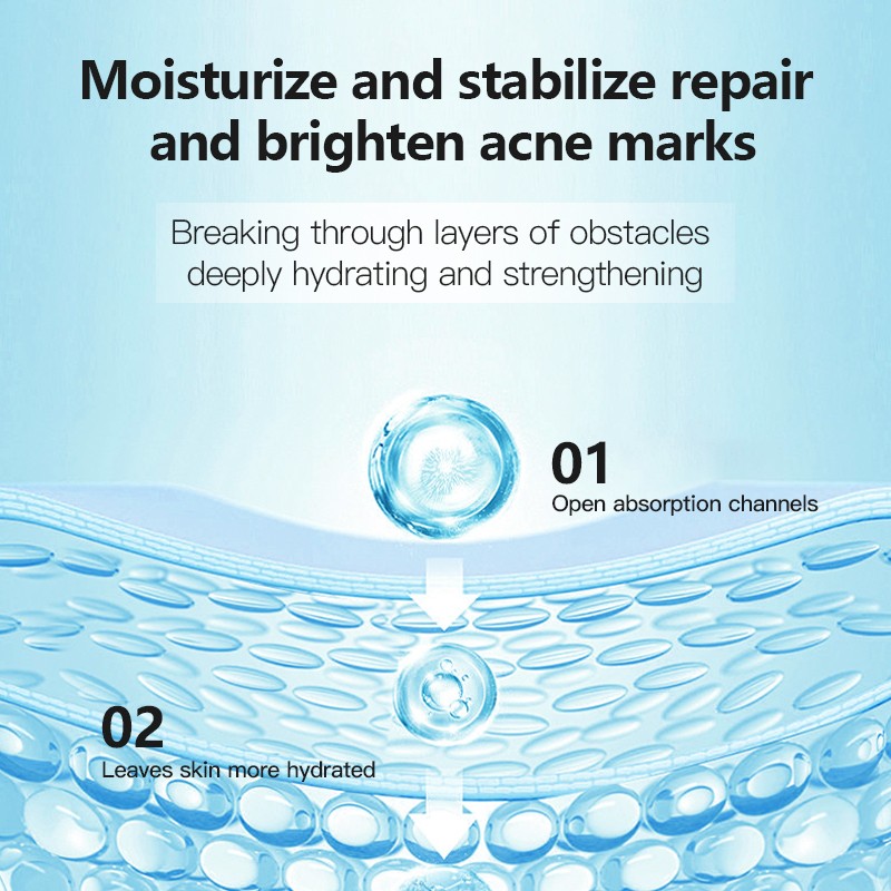 Seven Piece Salicylic Acid Collagen Renewal Kit with Amino Acid Oil Control Acne Scar Removal Sensitive Skin Face Care Set