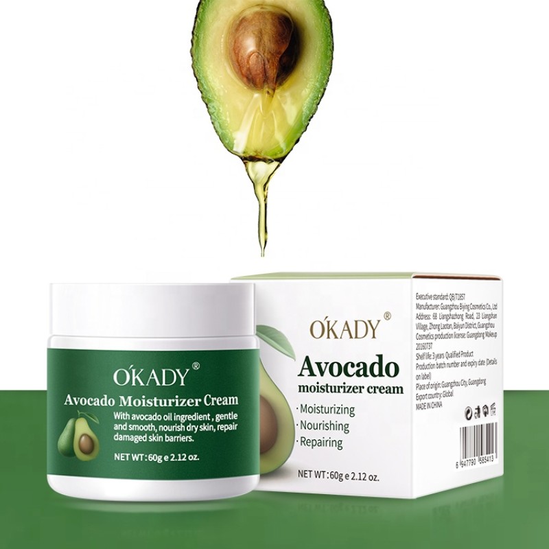Korean Cosmetic Anti Wrinkles Avocado Face Hydrated Moisturizer Cream