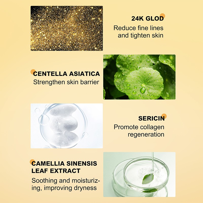 Facial Kit Skincare Product Supplier Manufacturer Aesthtany 24k Glod Black Truffles Serum Body Lotion Skin Care Set