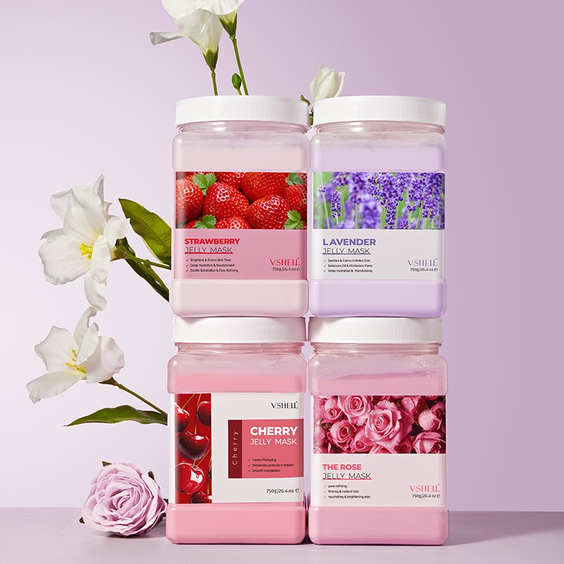 Factory OEM ODM Private Label Vshell Powder Beauty Soft Hydrating Brightening Anti Wrinkle Facial Mask