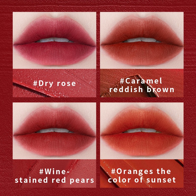Matte Liquid Lipstick Waterproof Lip Makeup Multi Colors Lip Gloss Moisturizing Long Lasting Lipsticks