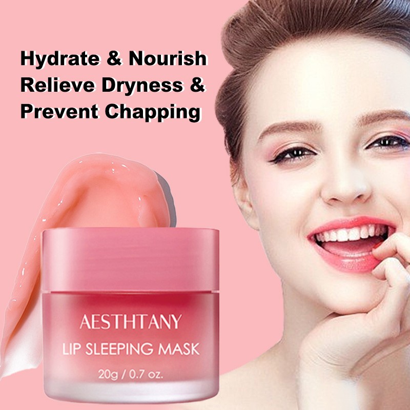 Lip Care Private Label Hydrating Firming Lip Balm Moisturizing Pink Lip Sleeping Mask