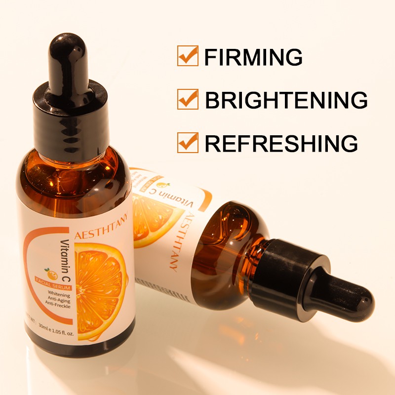OEM Skin Care Whitening Hydrating Brightening Organic Vitamin C Face Serum