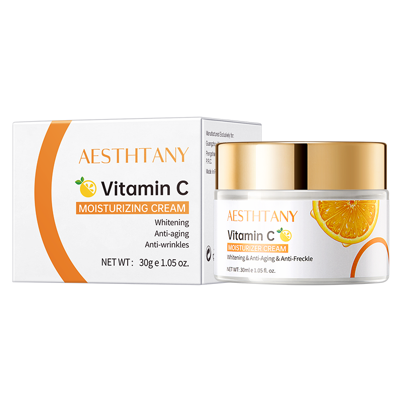 Private Label Organic Vitamin C Anti Aging Wrinkles Moisturizer Bleaching Whitening Black Spot Remover Face Cream
