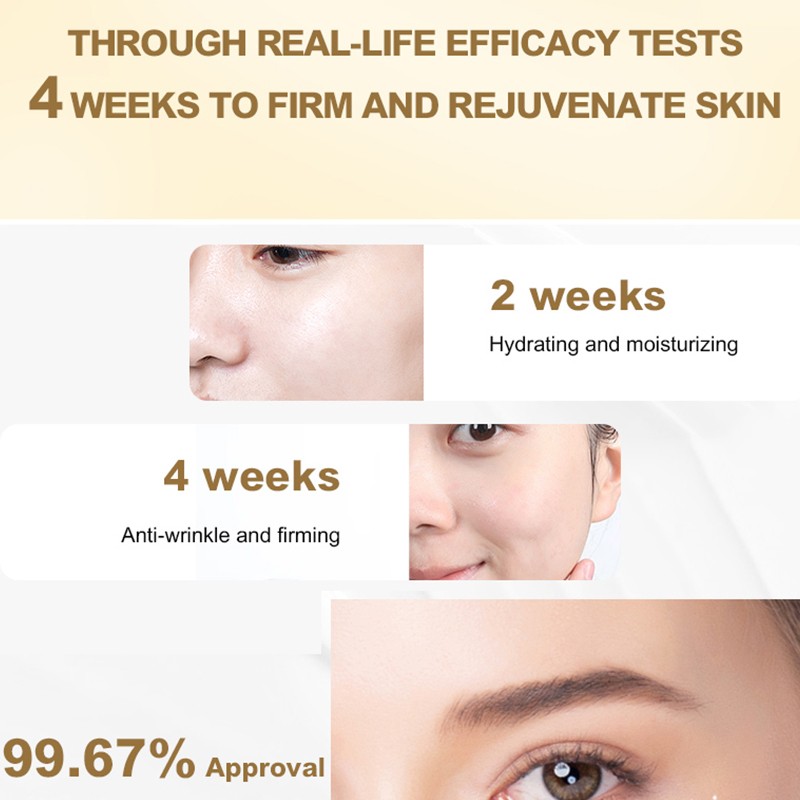 OKady Beauty Set Face Care Time Peptide Golden Lady Anti-wrinkle Nourishing Eye Cream Facial Mask Skin Care Set