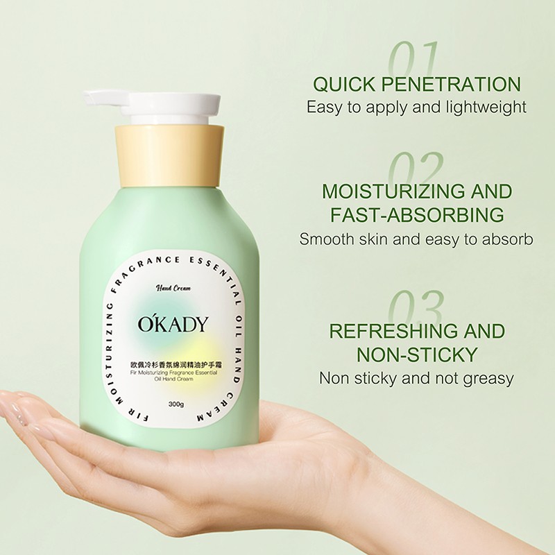 Okady Hand Care Wholesale Supplier Nourishing Moisturizing 300g Arbutin Moisturizer Hand Cream