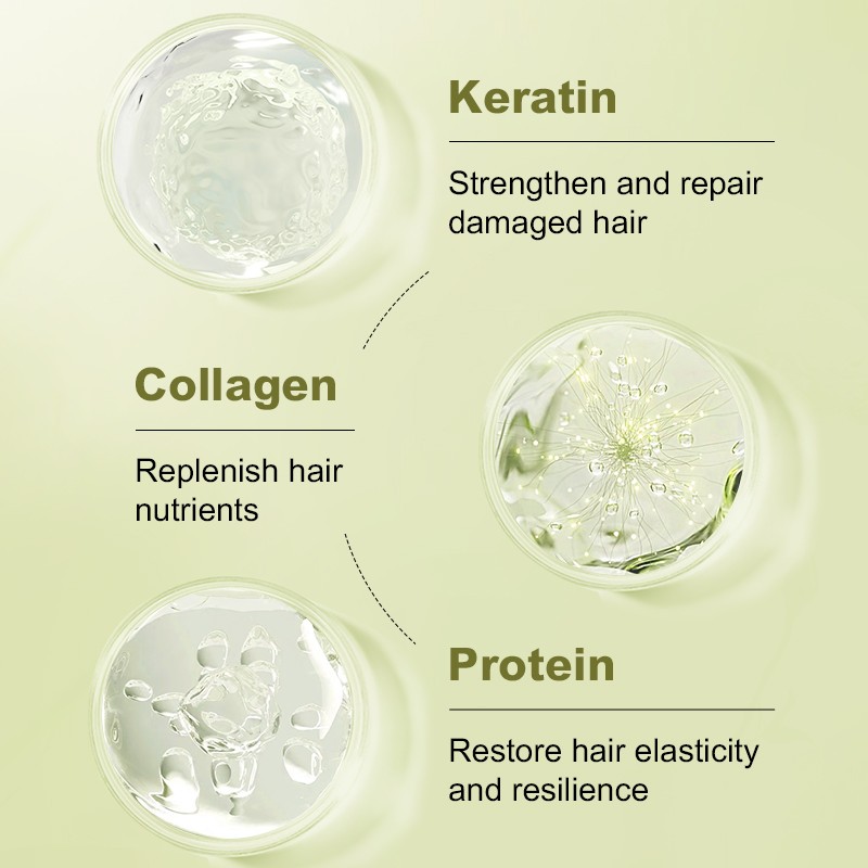 Deep Conditioner 100% Organic Hair Care Mask Color-Protection Treatment Dry Damaged Hair Mask