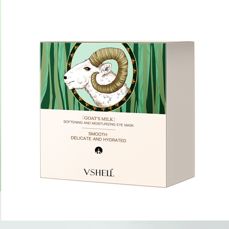 30 Pairs Eye Patches Vegan Collagen Hydro-Gel Pads for Fine Lines Wrinkles Puffy Eye Bags Goat Milk Eye Mask Sheet Beauty Care