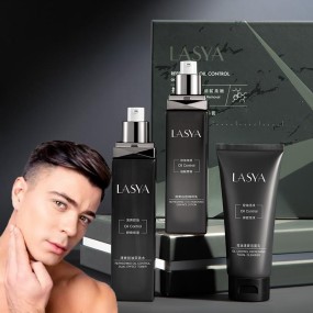 Improves Skin Clarity Balances Oil Reduces Breakouts Hydrates Skin Refreshing Oil Control Men Skincare Set