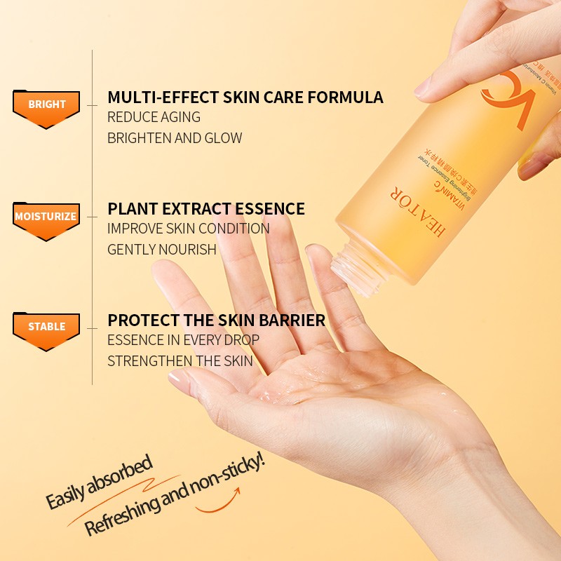 Face Care SKincare Product Moisturizing Radiant Vitamin C Lotion Toner Set Face Kit