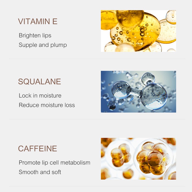 Beauty Custom Tocopheryl Acetate Mini Natural Coffee Color Change Lip Balm for Women and Girls