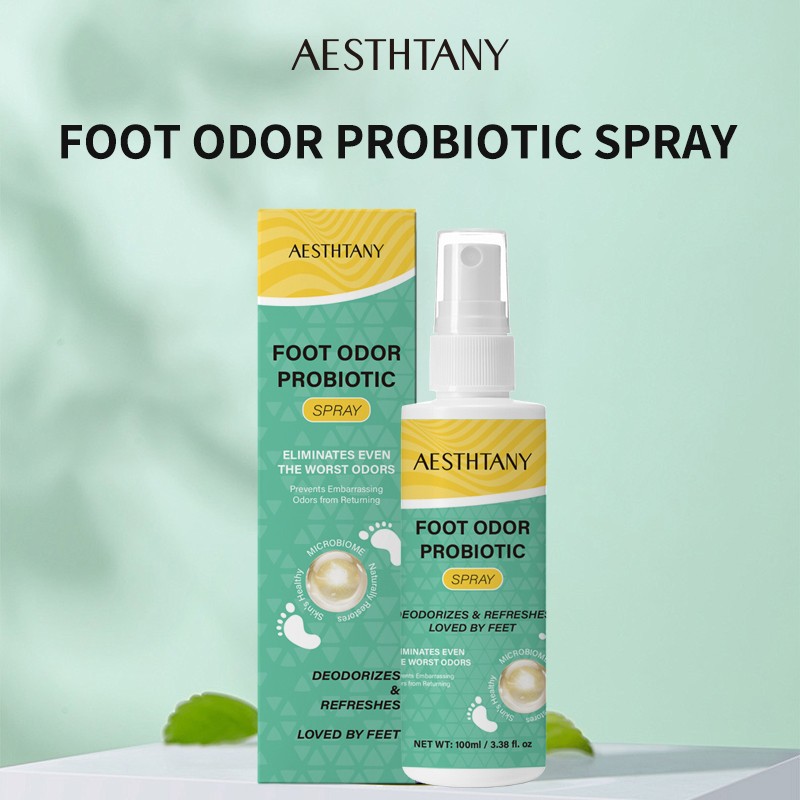 Natural Probiotic Foot Spray Fresh and Comfortable Relief Foot Odor Probiotic Spray