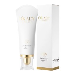 OKADY 50g SPF50+++ Clear Face Oil Free Broad Spectrum UVA UVB Sun Protection Sunscreen Sunblock