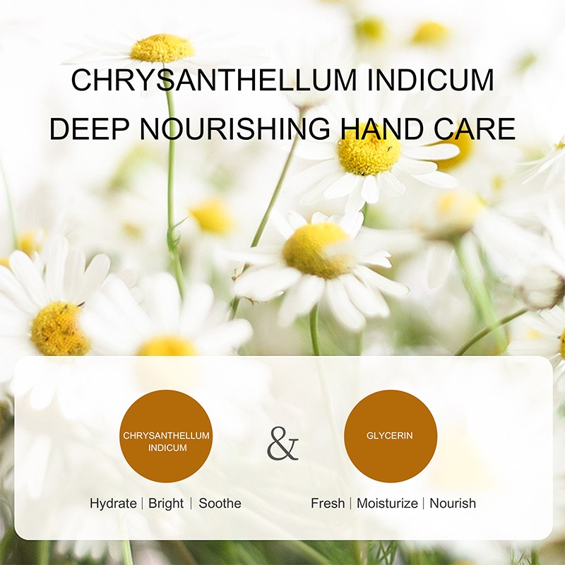Beauty Natural Vitamin C Brightening Nourishing Skin Deep Hydrating Moisturizing Soft Chamomile Crystal Hand Cream Lotion