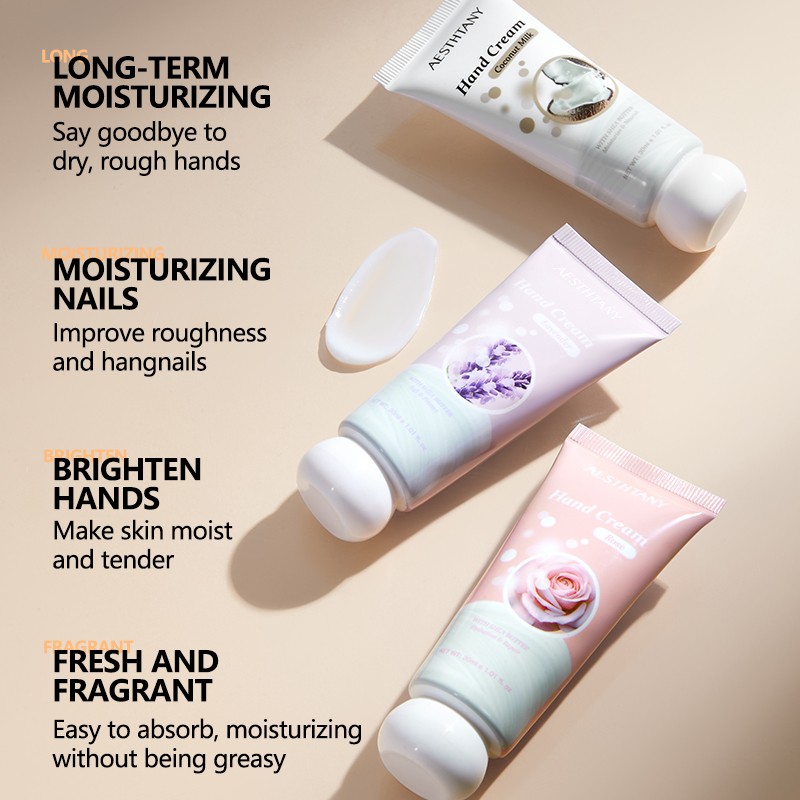 Long-Lasting Hydration Paraben-Free Natural Ingredients Deep Hydration Hand Cream
