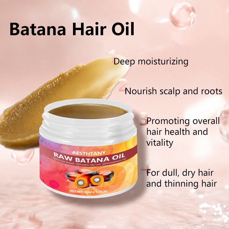100% Organic Prevents Hair Loss Strengthens Hair Raw Batana Oil for Hair Growth