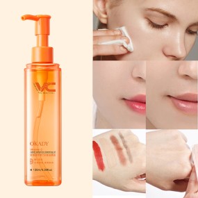 Deep Cleans Pores Enhances Skin Radiance and Softness Refreshing Hydrating Vitamin C Cleansing Oil Removes Makeup