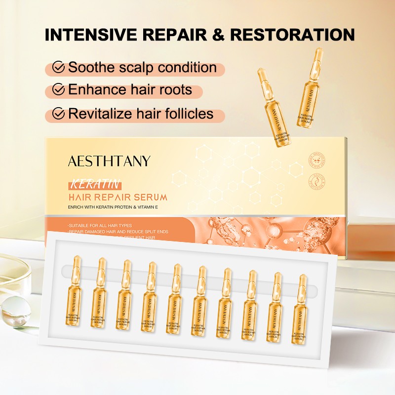 Hair Care Supplier Vitamins Antioxidants Proteins Plant Extracts Moisturizing Hair Repair Serum