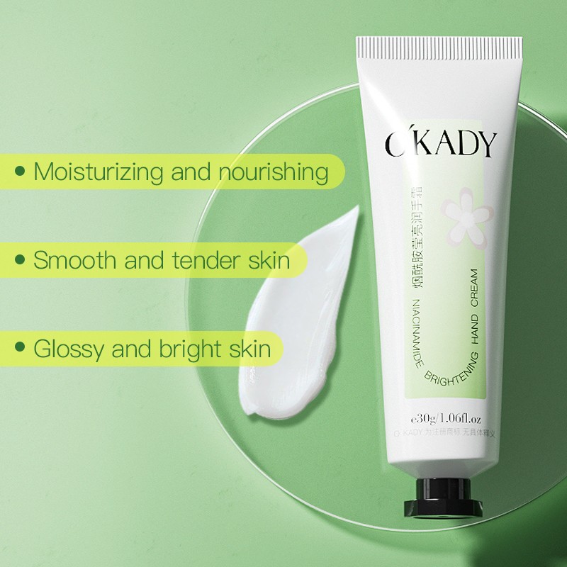 Softens Rough Skin Evens Tone Enhances Radiance and Smoothness Brightening Moisturizing Niacinamide Hand Cream