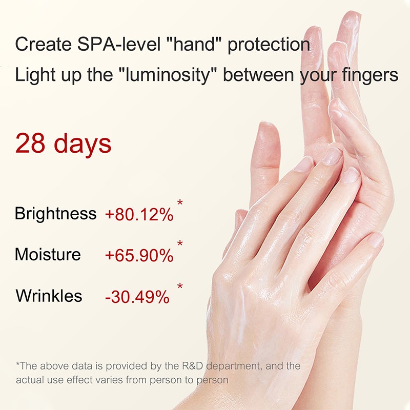 Organic Collagen Hand Mask with Plant Extracts Exfoliating Peeling Dry Cracked Skin Moisturizing Smoothing Hand Masks