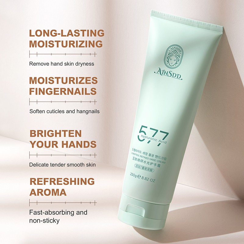 250g Hand Care Balm Vitamin C Hyaluronic Acid Moisturizing Nourishing Preventing Cracks Dryness Hand Cream