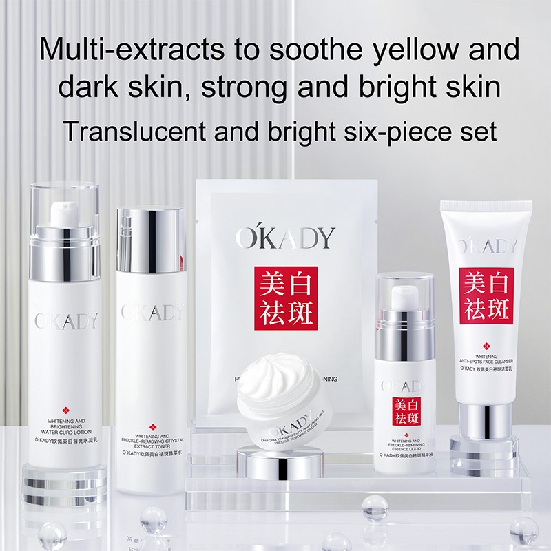 Face Care Supplier Manufacturer Achieve Bright Clear Skin Whitening and Dark Spot Removal Lighten Skincare Set