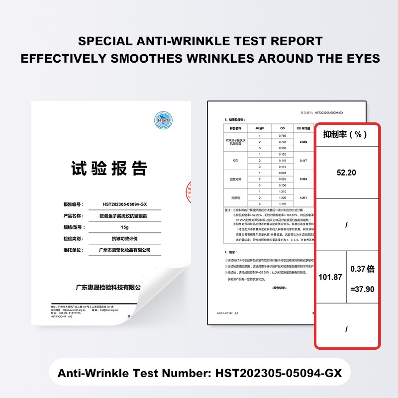 Customize Logo Wholesale Natural Dark Circles Reduces Fine Lines Dark Circles Puffiness Anti Aging Anti-wrinkle Caviar Eye Cream