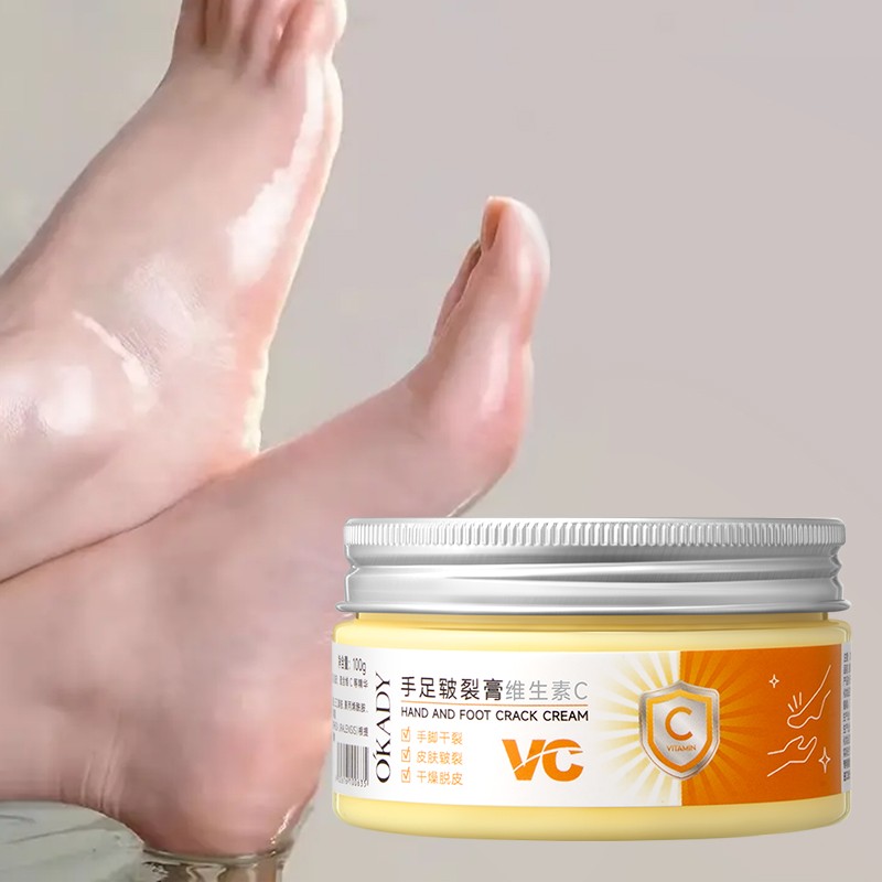 Soothes Dryness Restores Softness and Smoothness Repairing Nourishing Vitamin C Hand and Foot Cracked Skin Cream