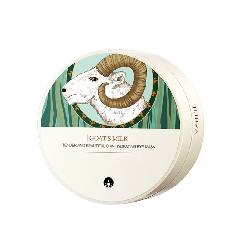 30 Pairs Eye Patches Vegan Collagen Hydro-Gel Pads for Fine Lines Wrinkles Puffy Eye Bags Goat Milk Eye Mask Sheet Beauty Care