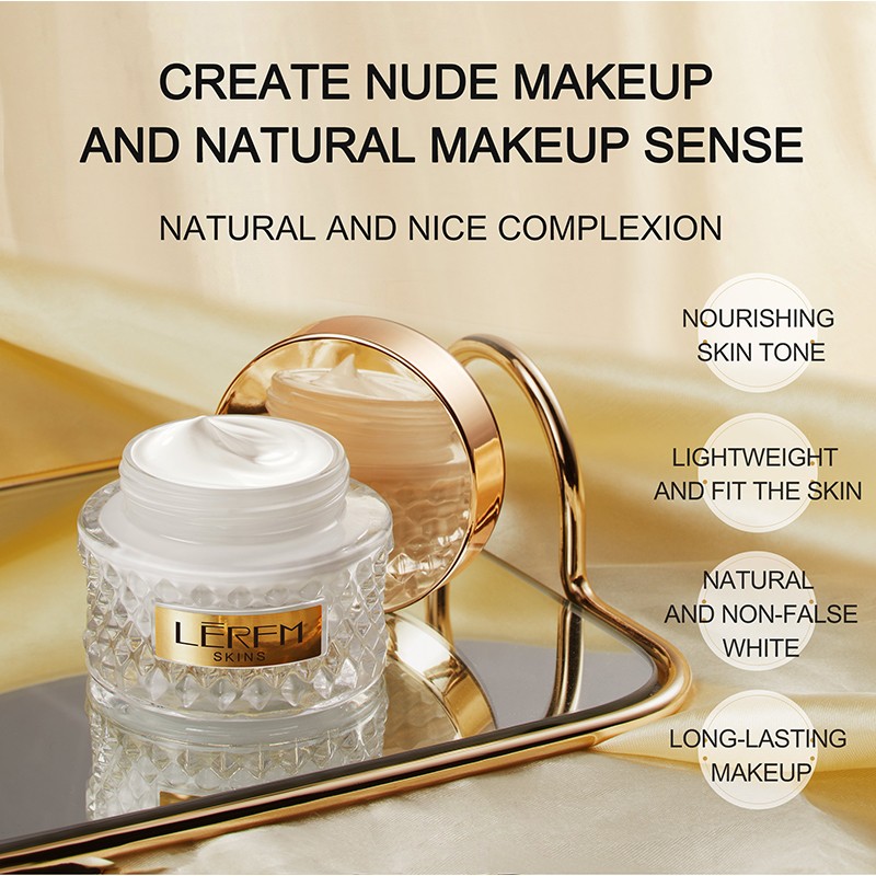 Makeup Base Transparent Moisturizing Foundation Makeup Primer Concealer Cream 3 in 1 Cream